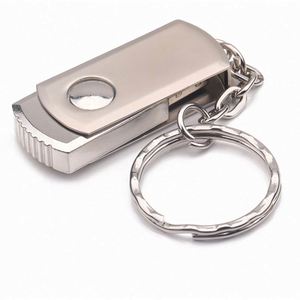 Clé USB 2.0 rotative en métal |   Clé USB pivotante 32 Go avec |   Stockage USB en métal durable - Product Image 3
