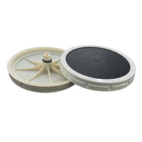 Diffuseur d'air à disque, aérateur à bulles fines, membrane en EPDM/silicone, disponible en tailles de 8 à 12 pouces