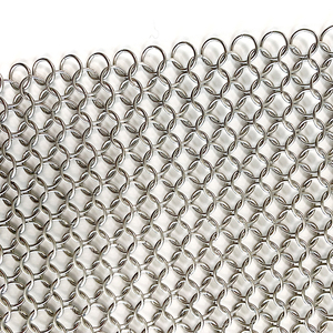 Cloison de plafond en maille de fil d'acier tissé, rideau décoratif en maille annulaire, plaque de maille pour décoration de bâtiment - Product Image 2