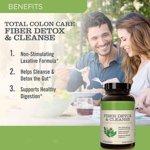 Cápsulas de Desintoxicación de Fibra de Marca Privada OEM, Apoya la Digestión Saludable, Extracto de Cáscara de Psyllium, Suplementos de Hoja de Senna - Product Image 2