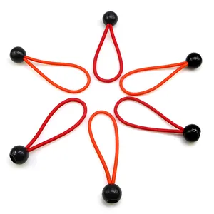 4 Mét 8Inch UTV ATV Cargo <span class=keywords><strong>Net</strong></span> Lashing Bungee Bóng Dễ Dàng Sử Dụng Tarps Tie Xuống Dây Đàn Hồi Bungee Dây Với Bóng Và Móc - Product Image 1