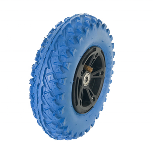 Roues pneumatiques tout-terrain de 8 pouces, couleur bleue, planche à roulettes électrique, poussette, Scooter, pneu gonflable en caoutchouc - Product Image 6