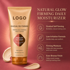 Loción Corporal Autobronceadora <span class=keywords><strong>Gradual</strong></span> de Etiqueta Privada, Tono Bronceado Natural sin Exposición al Sol, Reafirmante, Color Trigo - Product Image 4