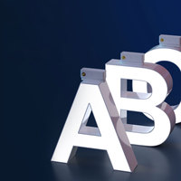 Letras Magnéticas Acrílicas Iluminadas con LED para Rieles, Rótulos Publicitarios Digitales con Transformador, Logotipos con Iluminación, Venta al por Mayor