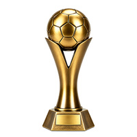 Trofeo Deportivo de Resina Personalizado al por Mayor, Copa Chapada en Oro con Impresión 3D para Eventos Corporativos de Baloncesto y Fútbol