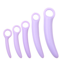 SacKnove Dernières 5 Tailles Dilatateurs Vaginaux En Caoutchouc Souple Butt Plugs Expander Trainer Smooth Touch Masturbation Gode Anal Sex Toys
