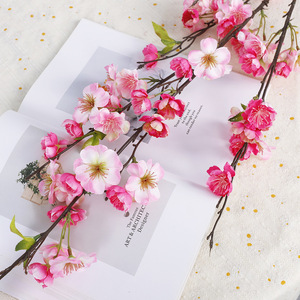 Ramo de Flores de Cerezo Artificiales, Flores de Seda y Plástico de Alta Simulación, Decoración para Bodas y Hogar, 109g QH-55031 - Product Image 3