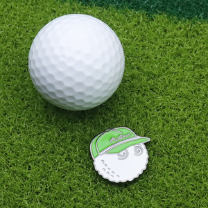Marcadores de Pelota de Golf de Metal con Diseño de Dibujos Animados, Clip para Gorra, Marcadores de Pelota con Forma de Ficha de Póker, Regalo de Golf para Hombres y Mujeres Golfistas - Product Image 6