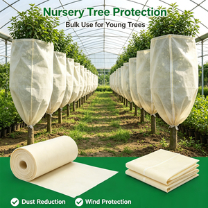 Bolsa Protectora para Árboles de Tela No Tejida, Protección Contra Heladas, Cubierta para Plantas, Altura Personalizable, Cubierta de Sombra para Árboles de Jardín - Product Image 6