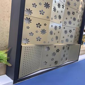 Customized Aluminum Wall Panel Japanese Pine <b>Tree</b> Design Anodized Finish 70in Above - Product Image 5