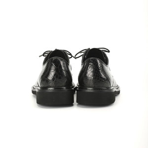 Zapatos Casuales de Cuero Negro de Alta Calidad, Mocasines con Punta en Pico Hechos a Mano, Zapatos de Vestir Elegantes para Hombre que Aumentan la Estatura - Product Image 6