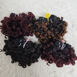 Letsfly Promoción de 25$ Paquetes de Cabello Humano Brasileño Suelto Rosa 1BT99J 10 Pulgadas 100% Cabello Humano Tejido 1BT4 - Product Image 4