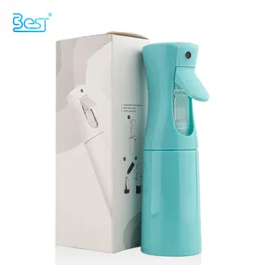 Color Reusable Water Fine Mist Sprayer PET PUMP Sprayer Shampoo Bottle Silk Printing Continuous Spray Bottle Blue Pink Logo 90ml