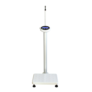 Báscula Digital de Altura y Peso de 200 kg con Rango de 200 cm, Recargable por USB, Índice de Masa Corporal (IMC) Opcional para Uso Médico, 819, Plástico - Product Image 1