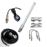 Antenne de communication Lora 2,4 GHz 10 dBi 12 dBi omnidirectionnelle extérieure en fibre de verre pour Wifi 2,4G