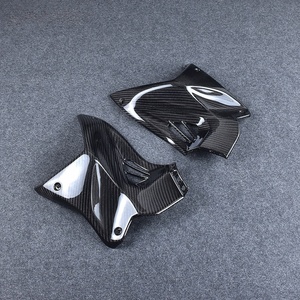 แผงข้างถังน้ำมันคาร์บอนไฟเบอร์แห้ง 3K สำหรับรถมอเตอร์ไซค์ Kawasaki Ninja H2 H2R ปี 2015-2026 - Product Image 5