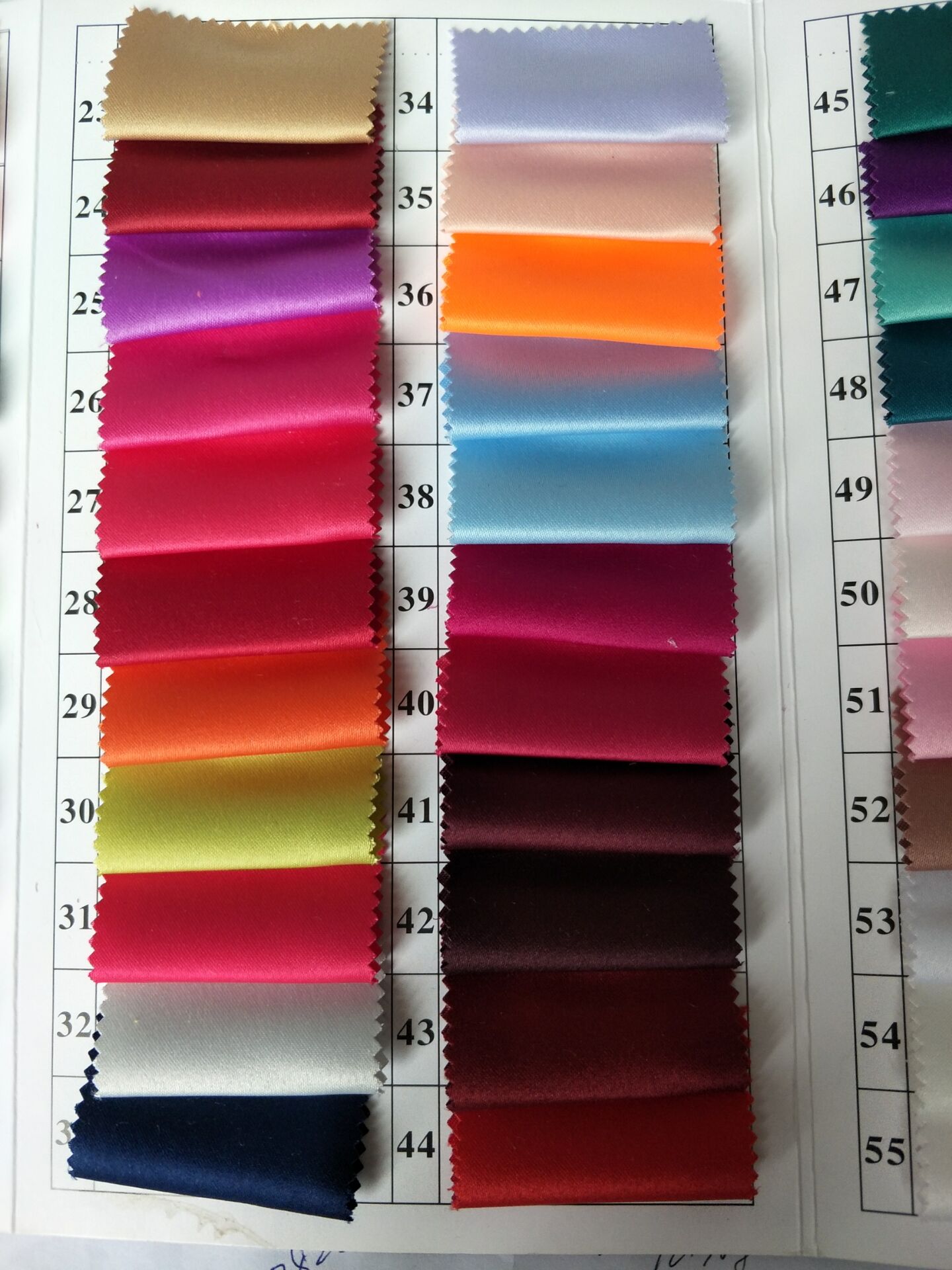 COLOR CHART FOR CHOICE2
