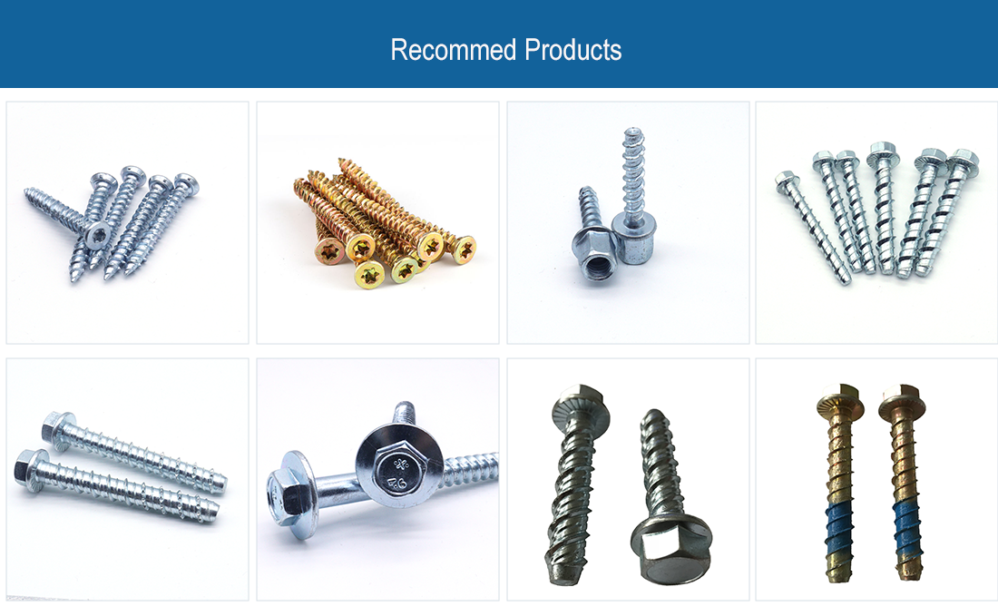 M8 M10 M12 hex flange head thunder masonry self tapping concrete screw bolt