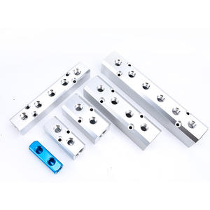 Алюминиевые воздушные коллекторы с большим потоком, прямой ряд через многотипроводную трубу, шунтирующий дренажный распределитель газа для воды - Product Image 6