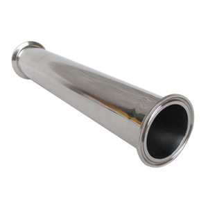 SS304 vệ sinh thép không gỉ 2 "x 80" Chiều dài TRI kẹp vỏ bọc ống chỉ với 1.5 "kẹp cổng - Product Image 4