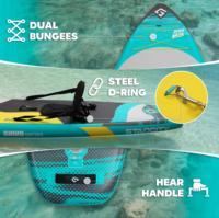 Fabrication en Chine SUP personnalisé Double couche 11 '* 33 ''* 6'' Stand up Paddle Board gonflable Sup Board eau surf sève