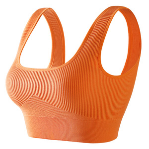Biancheria intima sportiva da donna di alta qualità senza anello in acciaio raccolto reggiseno Shock da corsa Yoga può essere indossato all'esterno della canotta - Product Image 6