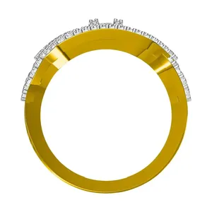 Anillo de diamantes de corte Baguette de excelente calidad para ocasiones especiales como bodas y festivales a un precio asequible - Product Image 5