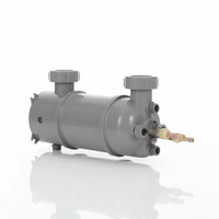 Refroidisseur d'eau de piscine RIYI en PVC et titane avec moteur pour chauffage/refroidissement, pompe à chaleur, économie d'énergie
