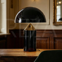 Lampe de table en métal de luxe en forme de champignon, personnalisable, lampe de bureau G9, chrome, décoration classique, 110V 220V, lampe de table pour restaurant, hôtel, complexe hôtelier