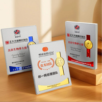 Plaques personnalisées Golf Medal Awards Hotel Honor Plate Sports Medal License Certificate Plaque Bending Trophy Desig Corporation