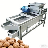 Machine à casser les noix facile à nettoyer pour ligne de traitement des amandes, noix, macadamias et noisettes