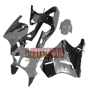 Bodys สำหรับฮอนด้า VFR400RR VFR400R <span class=keywords><strong>NC24</strong></span> rvf <span class=keywords><strong>VFR</strong></span> <span class=keywords><strong>400</strong></span> R RR 400R CC 87 88 80LQ.129 VFR400 R V4 RVF400R 1987 1988 Grey Black fairing - Product Image 1