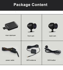 새로운 디자인 4G 오토바이 블랙 박스 Dashcam DVR 레코더 (듀얼 렌즈 GPS 포함) - Product Image 4