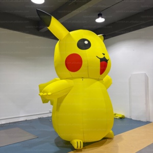 Vente flash : Modèle gonflable <span class=keywords><strong>Pikachu</strong></span>, costume de mascotte <span class=keywords><strong>Pikachu</strong></span> gonflable, personnage de dessin animé gonflable pour la publicité - Product Image 6