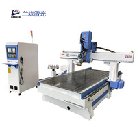 Cabezal oscilante de 4 ejes y 5 ejes 1325 ATC CNC Router Grabado y fresadoras para grabado en molde 3D