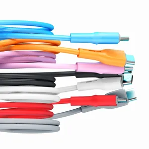 Çok Renkli 6Ft USB C Tipi Kablo TPE Mat Veri Kablosu Çoğu C Tipi IP Mikro Telefon Şarj Kablosu Toptan