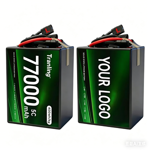 産業用ドローンバッテリー 高電圧 高エネルギー 安定性と耐久性に優れたヘビーデューティー多ロータードローン用バッテリー 77000mAh 80000mAh 6S - Product Image 1