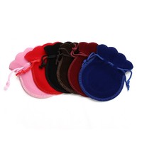 Sacs à bijoux en velours avec cordon de serrage, sacs cadeaux en velours, emballages cadeaux pour Noël et mariage, petites pochettes