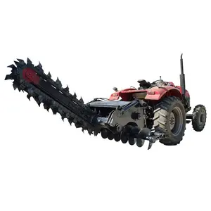 Trench digging machine Chain trencher untuk traktor