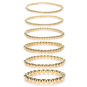 Pulsera Elástica Unisex <span class=keywords><strong>de</strong></span> Moda, Chapada en <span class=keywords><strong>Oro</strong></span> <span class=keywords><strong>de</strong></span> 14K, Kevlar, Accesorio Diario para el Trabajo, Regalo <span class=keywords><strong>de</strong></span> Cumpleaños, Venta al Por Mayor del Fabricante - Product Image 1