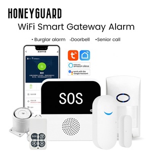Honeyguard hsg005 tuya Wifi SOS hệ thống báo động Bảng điều chỉnh 433Mhz không dây nhà thông minh an ninh hoảng loạn tuya hệ thống báo động - Product Image 3
