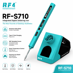 Fer à souder numérique portable RF4 S710 à température réglable avec écran LCD pour la réparation de cartes mères de téléphones portables - Product Image 1