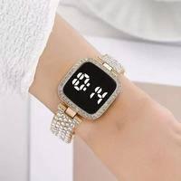 Ensemble de 6 montres pour femmes, style Instagram, en alliage de quartz, bracelet en acier inoxydable, avec bracelet, bague et boucles d'oreilles tendance