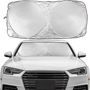 Parasol de Coche Plegable y Retráctil de Alta Calidad QM, Parasol de Poliéster para Parabrisas Delantero, Personalizable - Product Image 3
