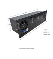 Module d'alimentation DSP de classe D à 3 canaux AM3A pour système de haut-parleurs actifs