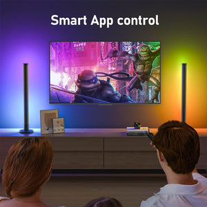 Escritorio Inteligente para Juegos con Lámpara <span class=keywords><strong>LED</strong></span> RGB, Control por Voz <span class=keywords><strong>Alexa</strong></span>/Google, Sincronización Musical por WIFI e IR, Barra de Luz <span class=keywords><strong>LED</strong></span> RGB, Luz Ambiental para TV - Product Image 3