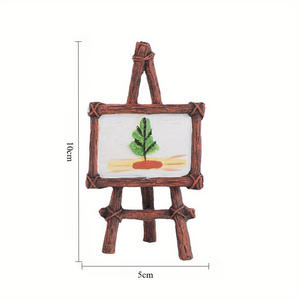 Support de peinture en résine, ensemble de décoration de <span class=keywords><strong>jardin</strong></span> miniature en résine avec balançoire, maison d'oiseaux et figurines d'hiboux dans un arbre pour <span class=keywords><strong>jardin</strong></span> féerique - Product Image 6
