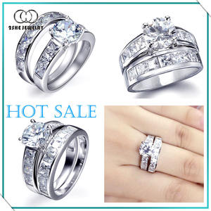 مجموعة خواتم الزفاف الجميلة ذات جودة عالية بأحدث تصميم زوجين - Product Image 3