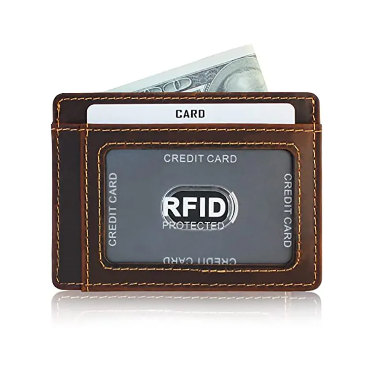 Anpassung Männer RFID Kreditkarten etui für AirTag Echt leder Slim Minimalist Case Kompatibel mit AirTag Wallets
