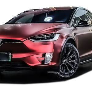 Vinilo Adhesivo para Carrocería de Automóvil, Color Rojo Romance, Acabado Satinado Cromado Mate, Alta Elasticidad, PET - Product Image 5